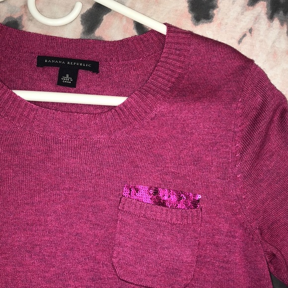 Pink Banana Republic Short Sleeve Shirt Size Small - Picture 3 of 8